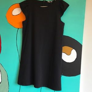 Gap flutter sleeve shift dress in ponte